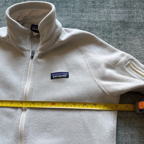 Patagonia Womens Better Sweater Jacket Fleece Full Zip White Size Small 25542 - Picture 6 of 7